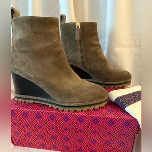 Tory Burch Wedge Ankle Boots